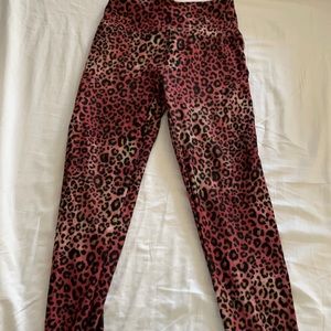 Red Leopard Leggings